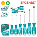 TOTAL TOOLS 
8Pcs screwdriver set 
 - THT250608