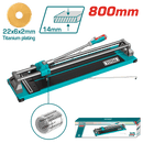 Total tools Tile cutter 800 mm Max cutting thickness : 14mm - THT578001