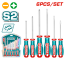 Total tools 6 Pcs screwdriver set S2  TKSDS0626