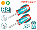 Total tools 2 Pcs screwdriver set 38mm S2 - TKSDS2226