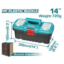 TOTAL TOOLS Plastic tool box 14 inch - TPBX0141