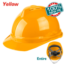 Total tools  Yellow Safety helmet with Chin strap - TSP2603