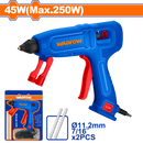 WADFOW Glue gun 11.2mm ,  45 W With 2 pcs 150 mm glue sticks - WGL4608