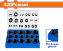WADFOW 420 Pcs O-Ring Assortment Kit, Various Sizes - WJQ1B05