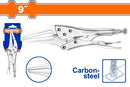WADFOW Long nose locking plier"9"inch - WLP3C09