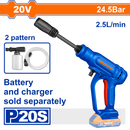 WADFOW Cordless pressure washer 20V 24.5 Bar Without Battery And Charger -WQX0120