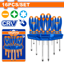 Wadfow screwdriver set 16 Pcs -WSS1416