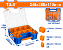  وادفو شنطه عده بلاستيك عميقه  بمنظم 13.5 بوصه - WTB1322 
