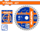 WADFOW TCT saw blade 4.5" inch 40T -WTC1K01