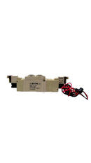 Solenoid air control Valve Japanese style  5/3  "1/8 inch " With Coil/ 2 coil  (Normally Closed )/ Model :FY-01-C