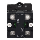 Schneider selector switch - Ø22  - 3 positions - 2NO-XA2ED33
