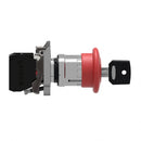 Schneider  Emergency stop switching off, metal, red mushroom Ø40, Ø22, 1 NC - XB4BS9442