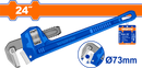 WADFOW Pipe wrench 24" Mobile jaw drop-forged with high quality carbon steel - WPW1124