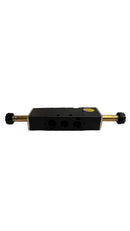 Pneumatic Solenoid Valve, 5-Way 2-Position (5/2), 1/8" Port, Dual Coil Type, Coil Not Included, Small Size, Model 4V120-06