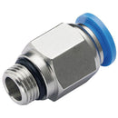 Pneumatic Male Thread Connector with O-ring - Model : PC -G