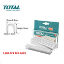 THT39124- م 12 x1.2  uتوتال تولز علبه دبوس دباسة 1000 قطعه حرف  