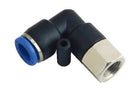 Female Elbow Pneumatic Connector Thread x  Tube – Model TPLF