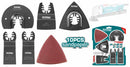 TOTAL TOOLS 15pcs Multi tool blade -TAKTMT1502