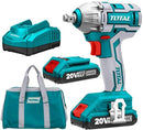 TOTAL TOOLS Lithium-Ion impact wrench  /20V / Max.torque:300NM - TIWLI2001