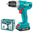 TOTAL TOOLS Lithium-Ion cordless drill 12V / Max.torque:20NM - TDLI1211