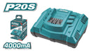 TOTAL TOOLS Fast intelligent charger 20V (4A) - TFCLI2003